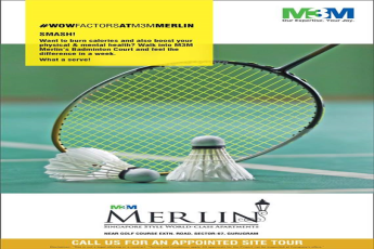 Burn Calories at M3M Merlin's Badminton Court